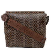 Tiracolo Masculina Canvas Fenix - Marrom/Brown