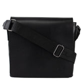 Tiracolo Masculina de Couro Fenix - Floater Calvin Preto