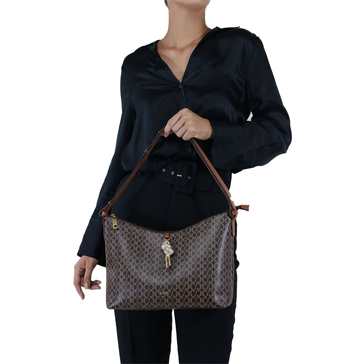 Bolsa Crossbody Canvas - Nocciola