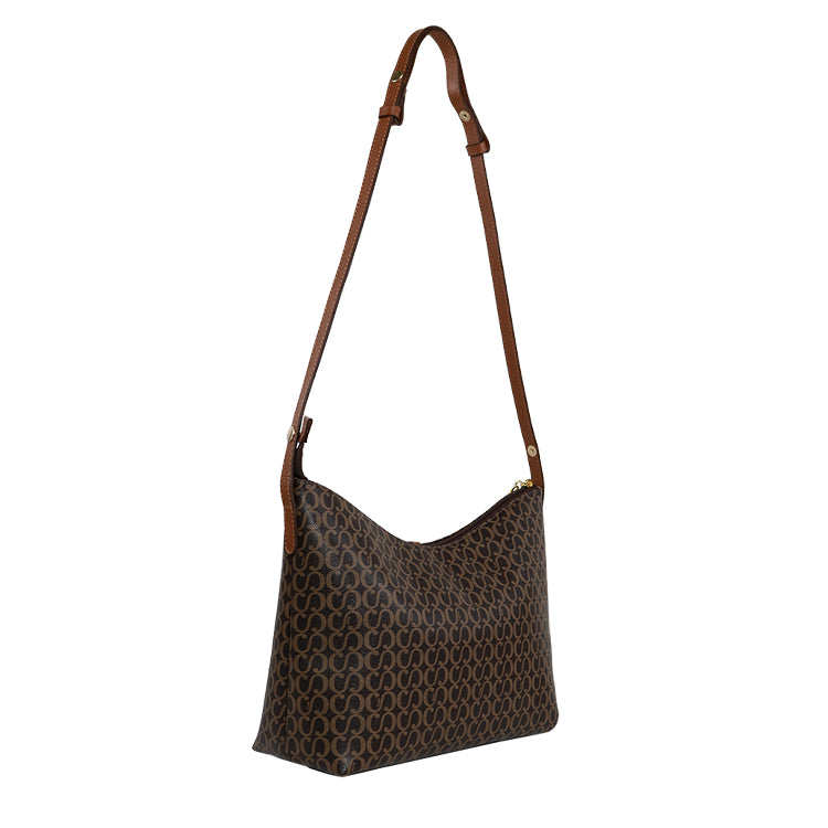 Bolsa Crossbody Canvas - Nocciola