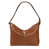 Bolsa Crossbody de Couro - Nocciola