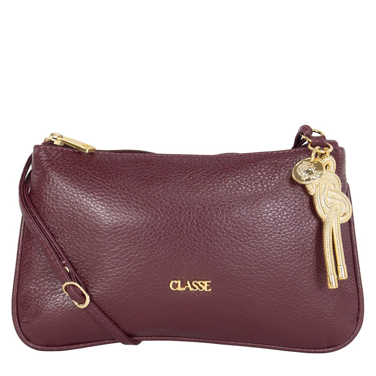 Bolsa Crossbody de Couro - Floatter Borgonha