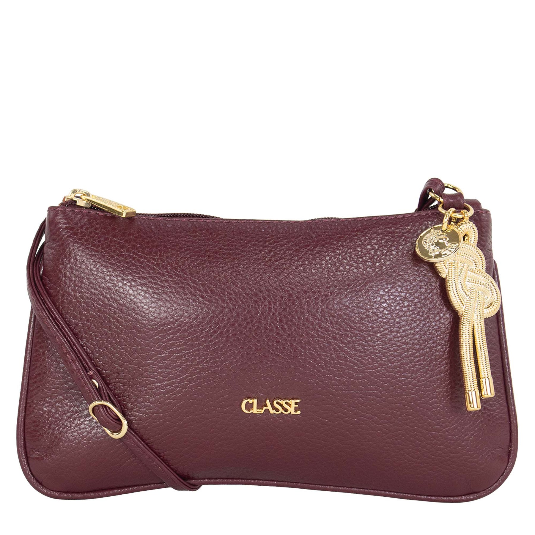 Bolsa Crossbody de Couro - Floatter Borgonha