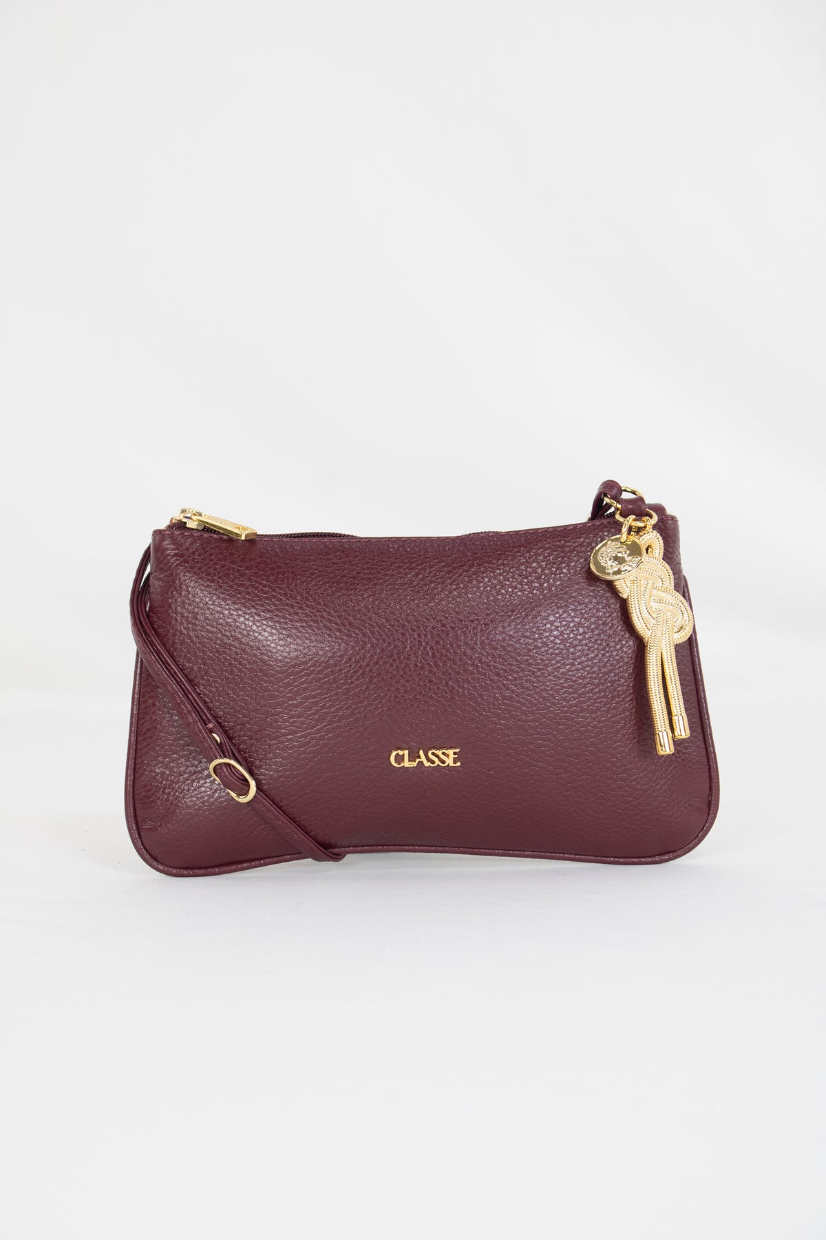 Bolsa Crossbody de Couro - Floatter Borgonha