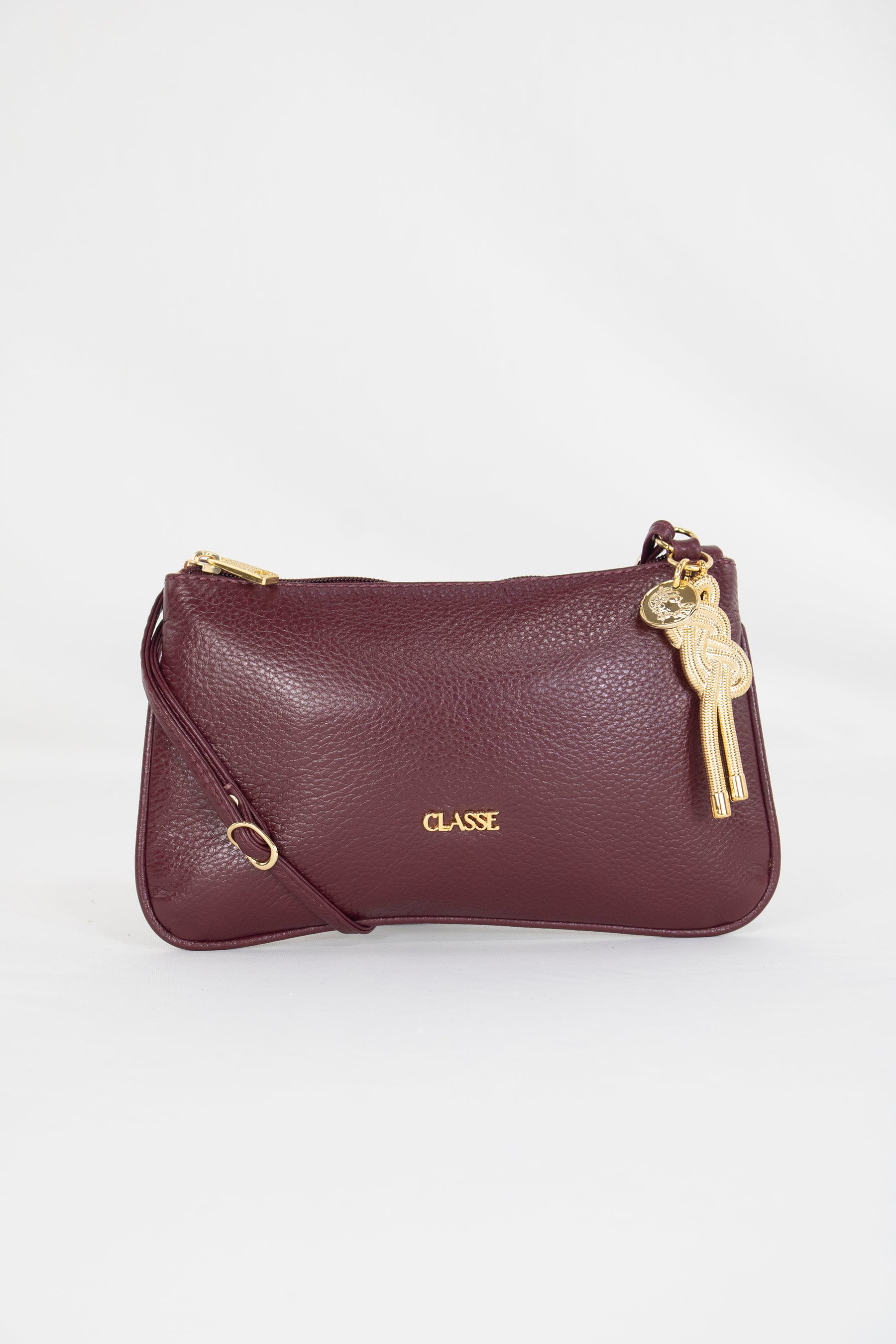 Bolsa Crossbody de Couro - Floatter Borgonha