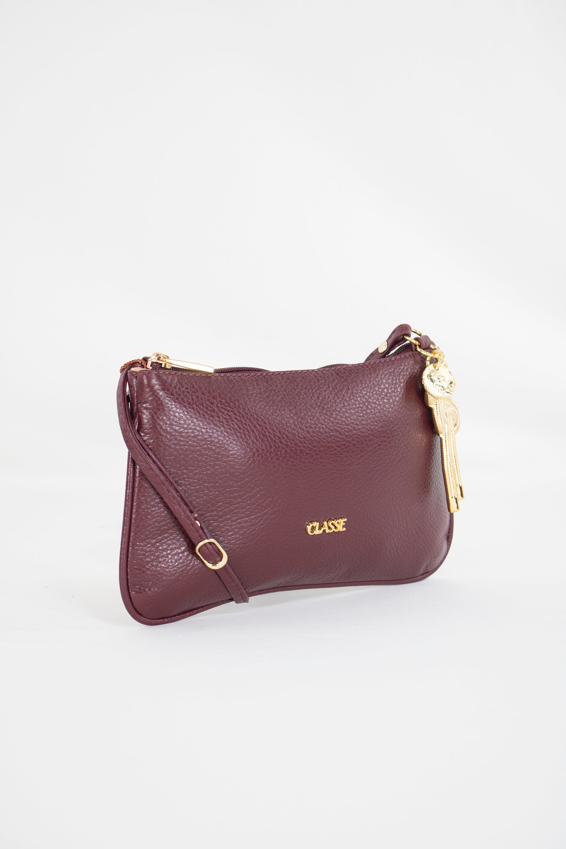 Bolsa Crossbody de Couro - Floatter Borgonha