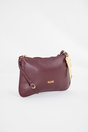 Bolsa Crossbody de Couro - Floatter Borgonha