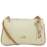 Bolsa Crossbody Canvas - Creme/Creme