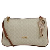 Bolsa Crossbody Canvas - Creme