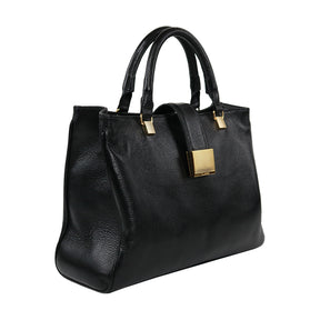 Bolsa de Couro Tote BELLE - Preto