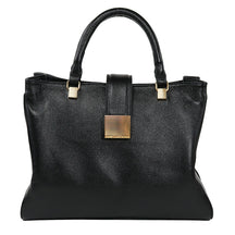 Bolsa de Couro Tote BELLE - Preto