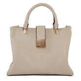 Bolsa de Couro Tote BELLE - Creme