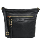 Bolsa de Couro Crossbody PEGGY - Preto