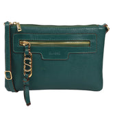 Bolsa de Couro Crossbody PEGGY - Eucalipto