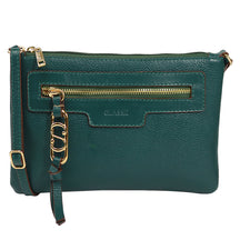 Bolsa de Couro Crossbody PEGGY - Eucalipto