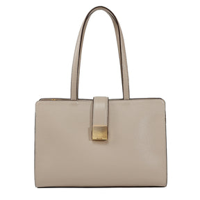 Bolsa Shopping Bag de Couro BELLE -  Creme