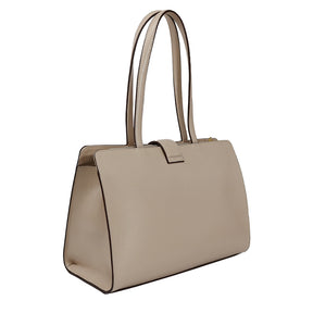 Bolsa Shopping Bag de Couro BELLE -  Creme