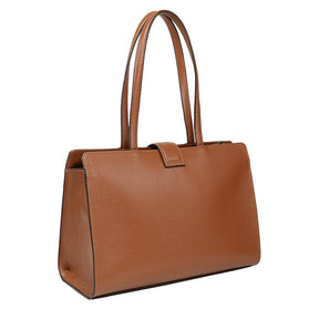 Bolsa Shopping Bag de Couro BELLE - Nocciola