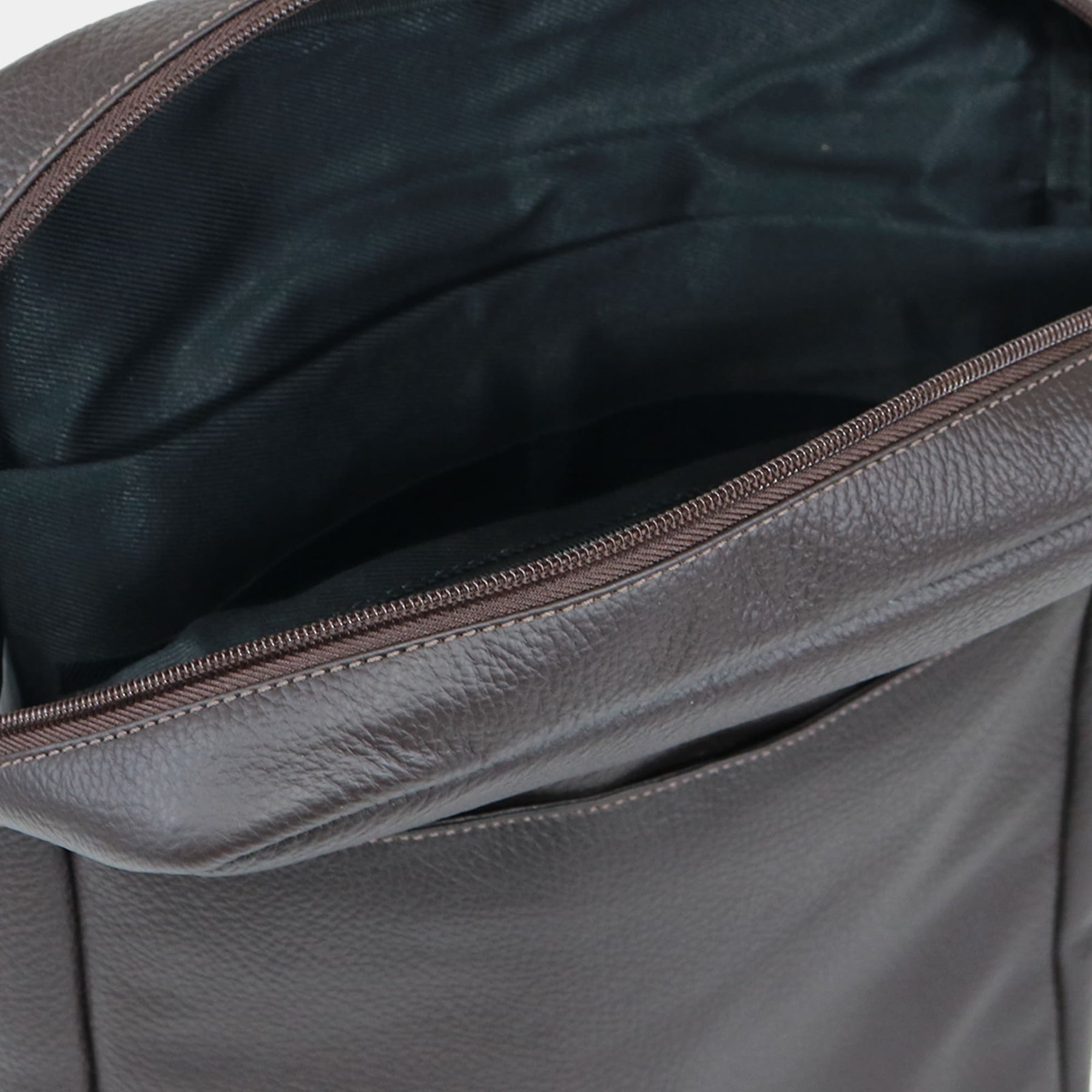 Mochila De Couro Masculina Media Office  - Confort Sand