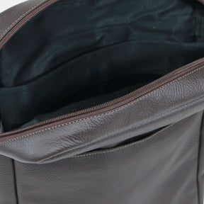 Mochila De Couro Masculina Media Office  - Confort Sand