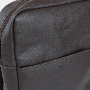 Mochila De Couro Masculina Media Office  - Confort Sand