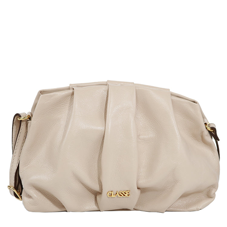 Bolsa de Couro Croosbody TINA - Creme