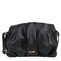 Bolsa de Couro Croosbody TINA - Preto