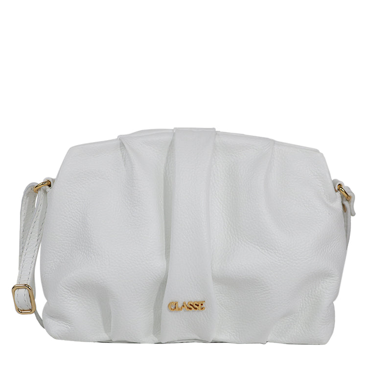 Bolsa de Couro Croosbody TINA - Branco