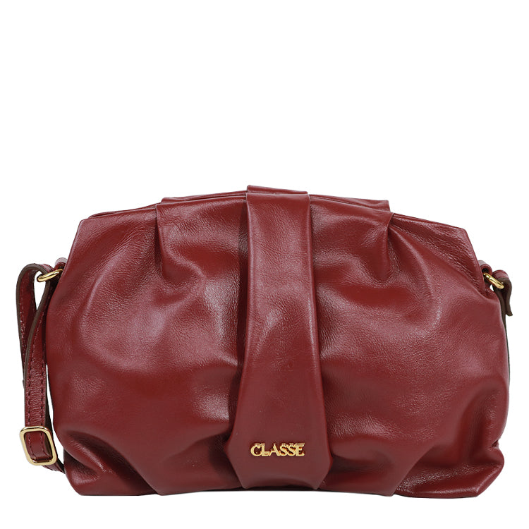 Bolsa de Couro Croosbody TINA - Ruby