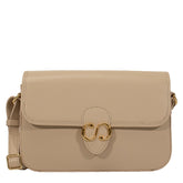 Bolsa de Couro Tiracolo Emily - Creme