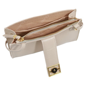 Bolsa Crosbody de Couro BELLE - Creme