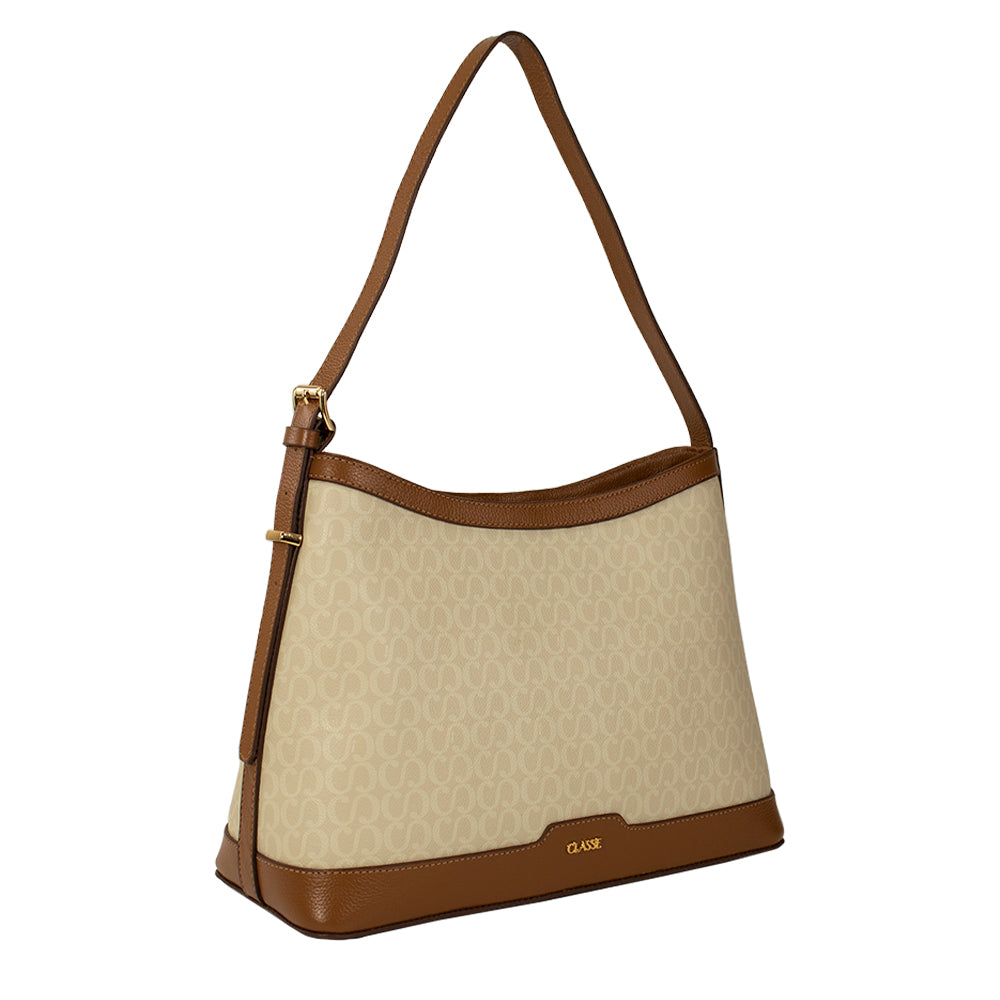 Bolsa Crossbody Canvas - Creme