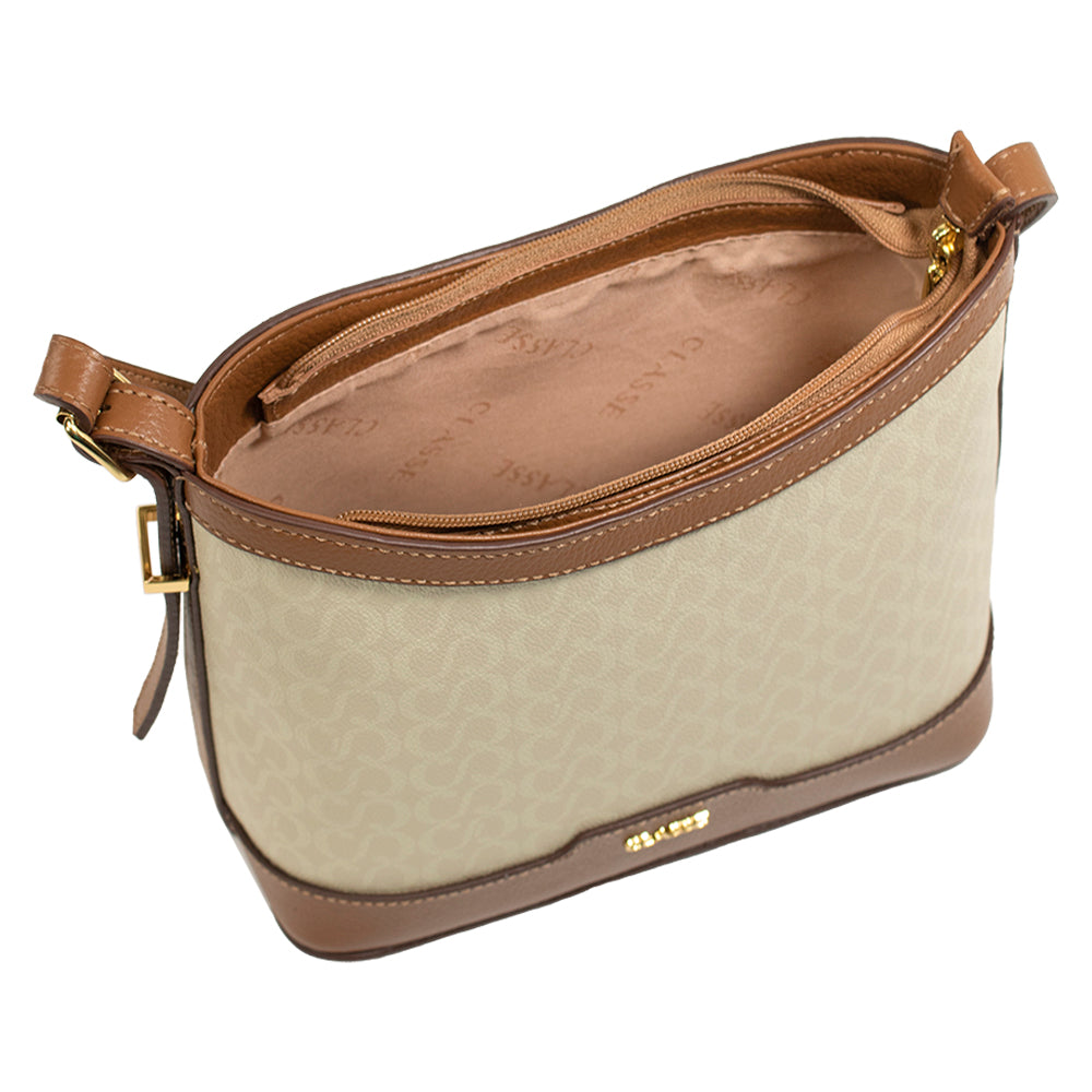 Bolsa Croosbody Canvas - Creme