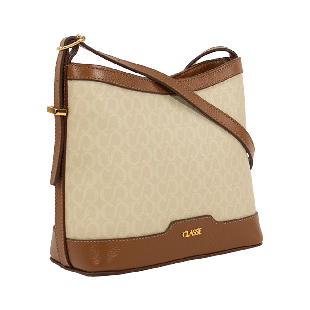 Bolsa Croosbody Canvas - Creme