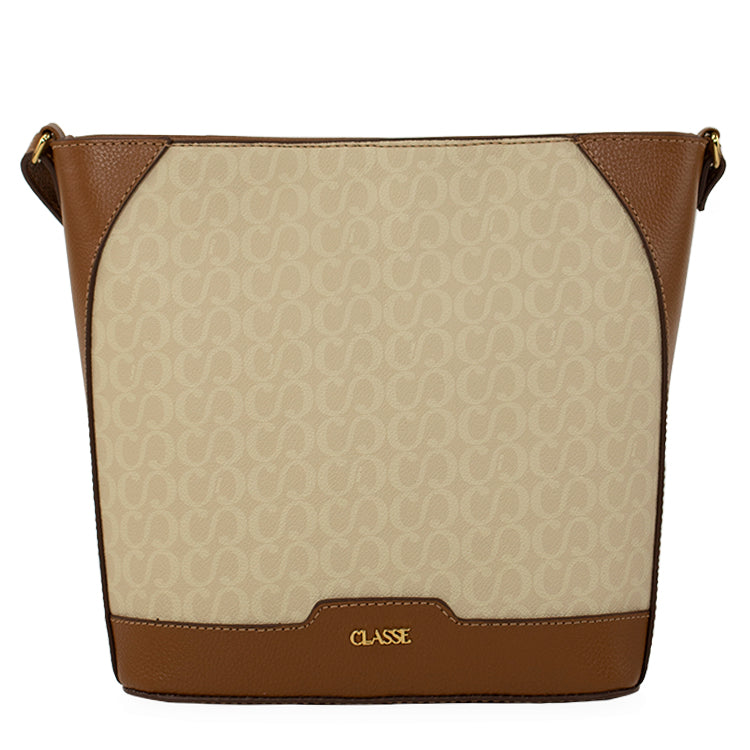 Bolsa Crossbody Canvas - Creme