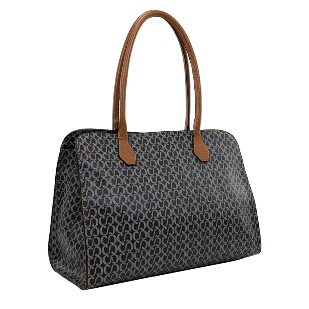 Bolsa Shopping Bag de Mâo Canvas - Preto