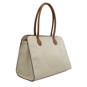 Bolsa Shopping Bag de Mão Canvas - Creme