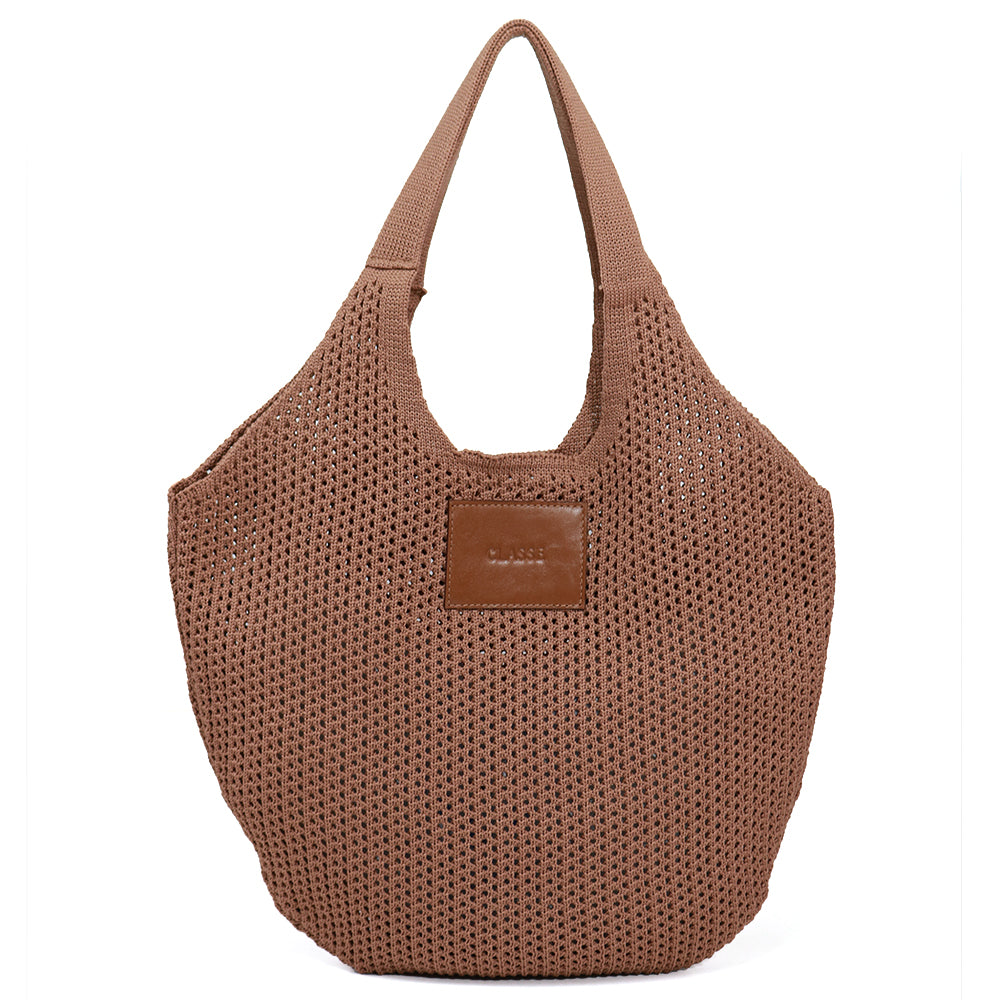 Bolsa de Crochê LILA - Ocre/Nocciola