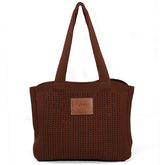 Bolsa Shopping Bag de Crochê Lila - Nocciola