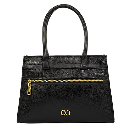 Bolsa Tote de Couro Tereza - Preto