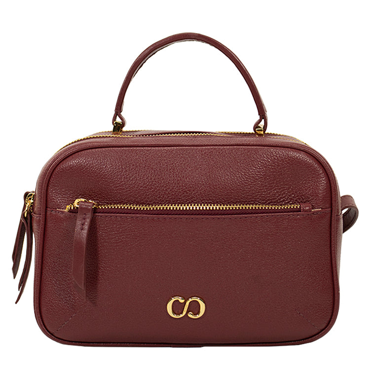 Bolsa Camera Bag de Couro Tereza - Ruby