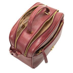 Bolsa Camera Bag de Couro Tereza - Ruby