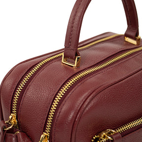 Bolsa Camera Bag de Couro Tereza - Ruby