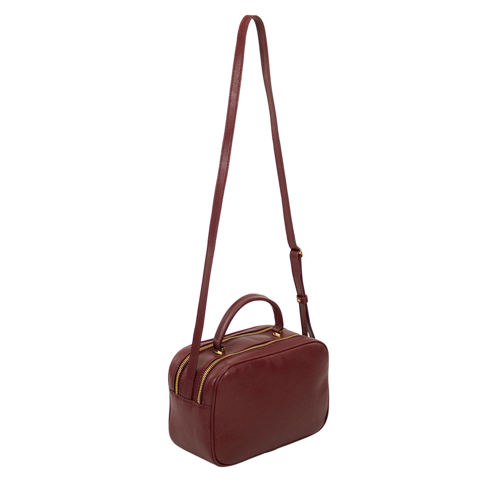 Bolsa Camera Bag de Couro Tereza - Ruby