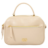 Bolsa Camera Bag de Couro Tereza - Creme