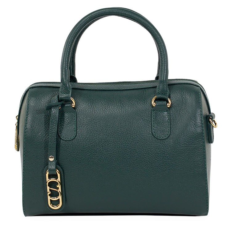 Bolsa Camera Bag de Couro Tote Lívia - Eucalipto