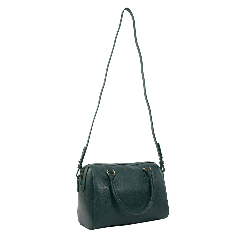 Bolsa Camera Bag de Couro Tote Lívia - Eucalipto