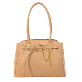 Combo: Bolsa Shopping Bag de Couro Sam - Tan + Carteira Exclusiva