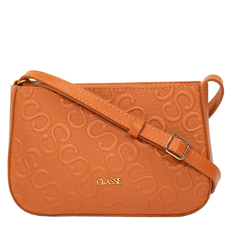 Bolsa Crossbody de Couro Kora Summer - Salmão