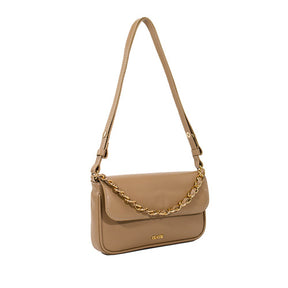 Bolsa de Couro Tiracolo Bag Julia - Camel